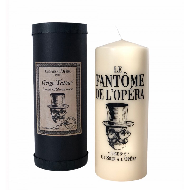 LE FANTÔME DE L’OPÉRA bougie tatouage d’opéra