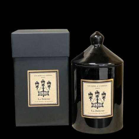 LA BOHÈME bougie 3 mèches 1 KG avec couvercle