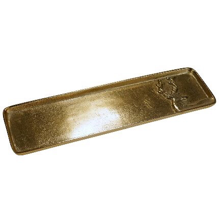 Plateau doré 48cm
