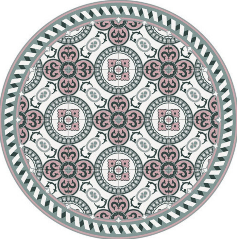 Tapis vinyle rond