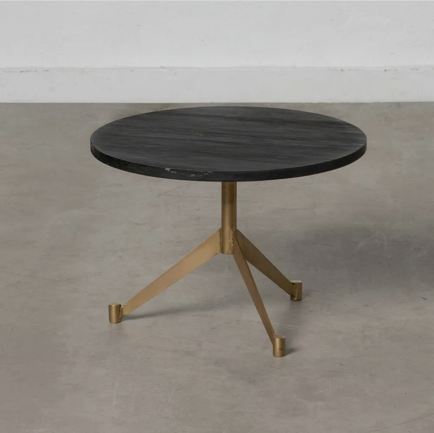 Table basse marbre noir