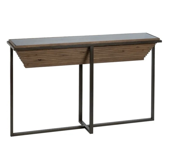 Console naturel bois