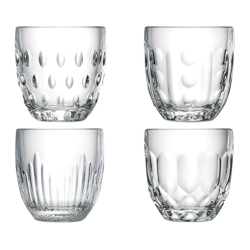 4 verres assortis
