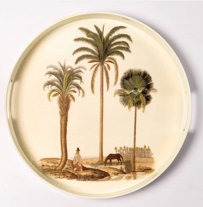Plateau Palm Tree - 35 cm