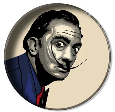 Plateau Pop Art Dali 30 cm
