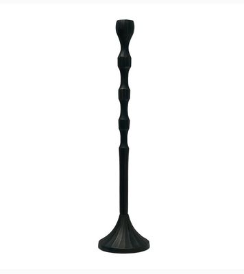 Bougeoir Jaco noir D12 H52cm
