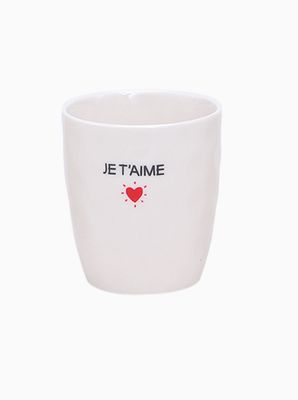 Gobelet message je t'aime D7,3 H8,2cm