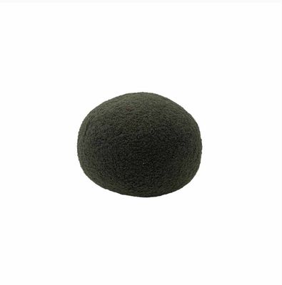 Coussin rond Teddy Ophélia kaki 30X30cm