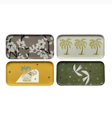 Plateau rectangle Eléphant assortie L30 H15cm