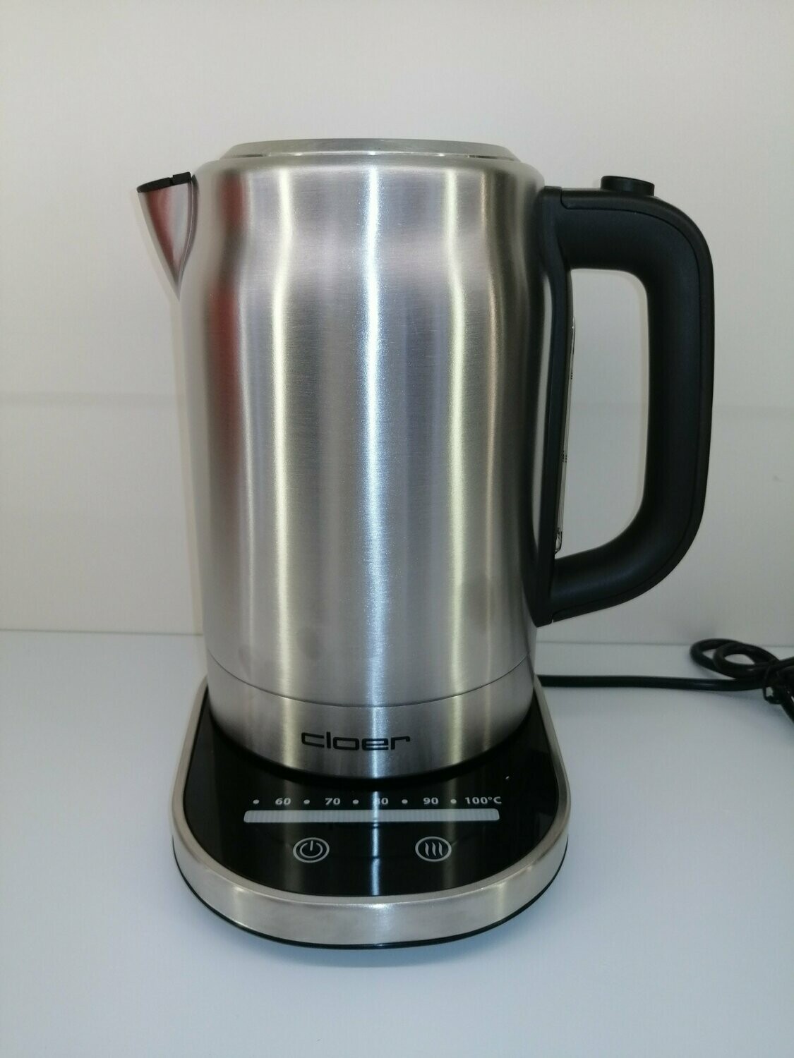 Cloer Touch Wasserkocher 1,7l Edelstahl
