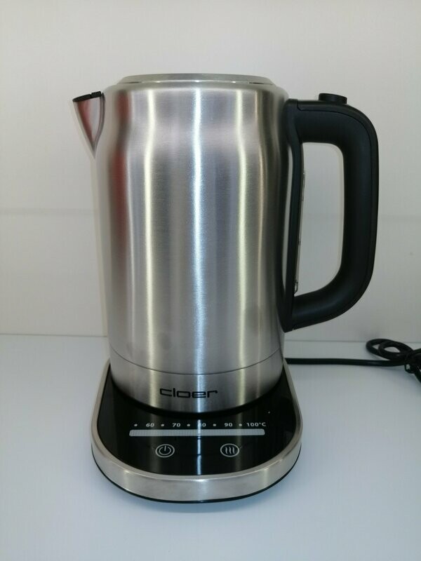 Cloer Touch Wasserkocher 1,7l Edelstahl Cloer Touch Wasserkocher 1,7l Edelstahl