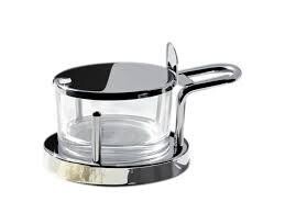 Alessi 5071 KÄSEDOSE - silber