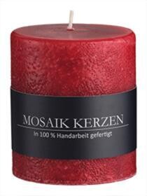 Mosaik Kerzen verschiedene Farben 65h