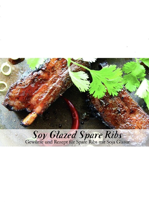 Soy Glazed Spare Ribs-Gewürzkasten Soy Glazed Spare Ribs-Gewürzkasten