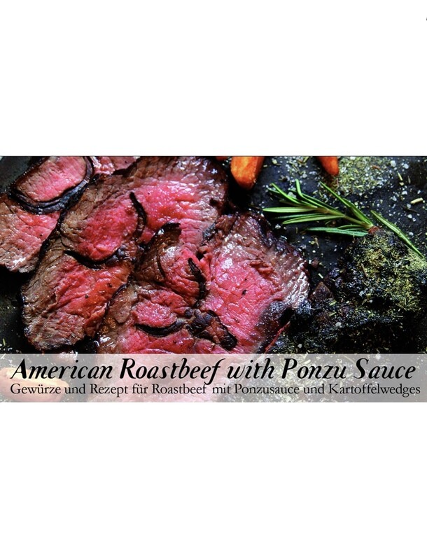 American Roastbeef with Ponzu-Gewürzkasten American Roastbeef with Ponzu-Gewürzkasten