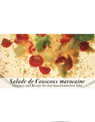 Salade de Couscous marocaine-Gewürzkasten (vegetarisch)