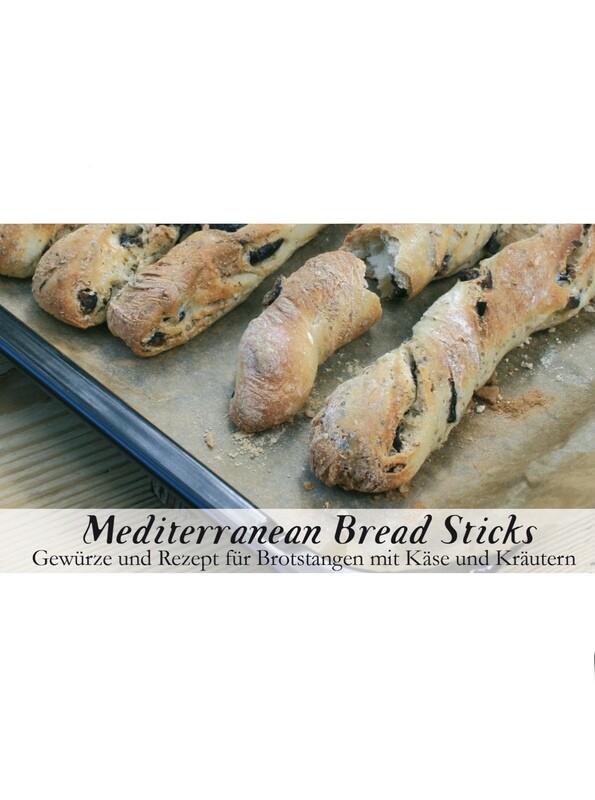 Mediterranean Bread Sticks-Gewürzkasten Mediterranean Bread Sticks-Gewürzkasten