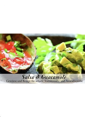 Salsa & Guacamole-Gewürzkasten (vegetarisch)