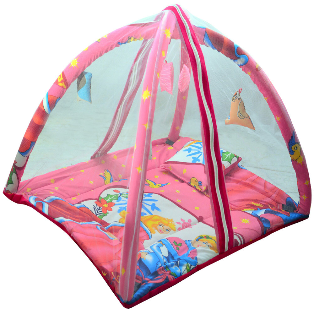 baby play gym with mosquito net