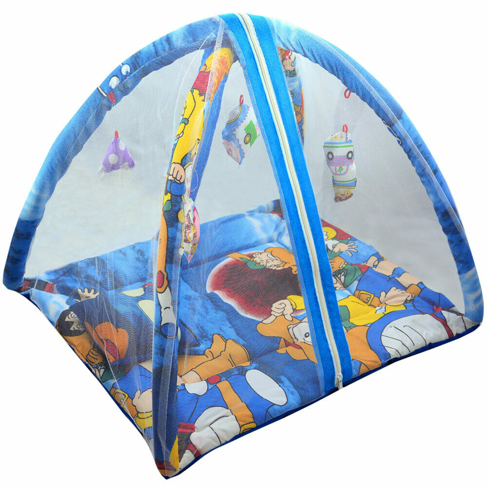 baby play gym with mosquito net