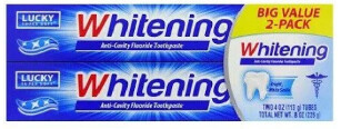 Lucky Toothpaste 2pk Whitening