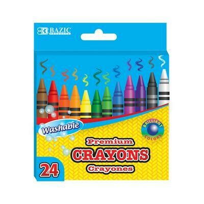 Washable Crayons 24pack