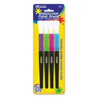 Jumbo Watercolor Paint Brush 4 pack