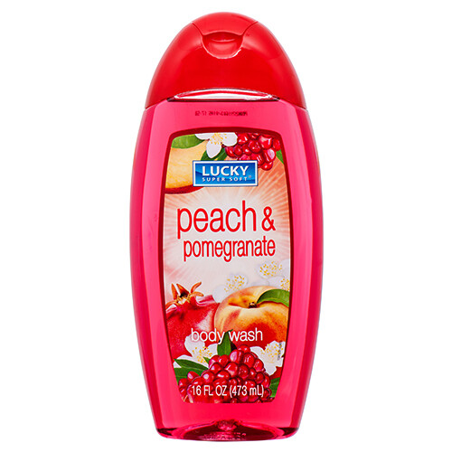 Lucky Body Wash 16oz Peach & Pomegranate