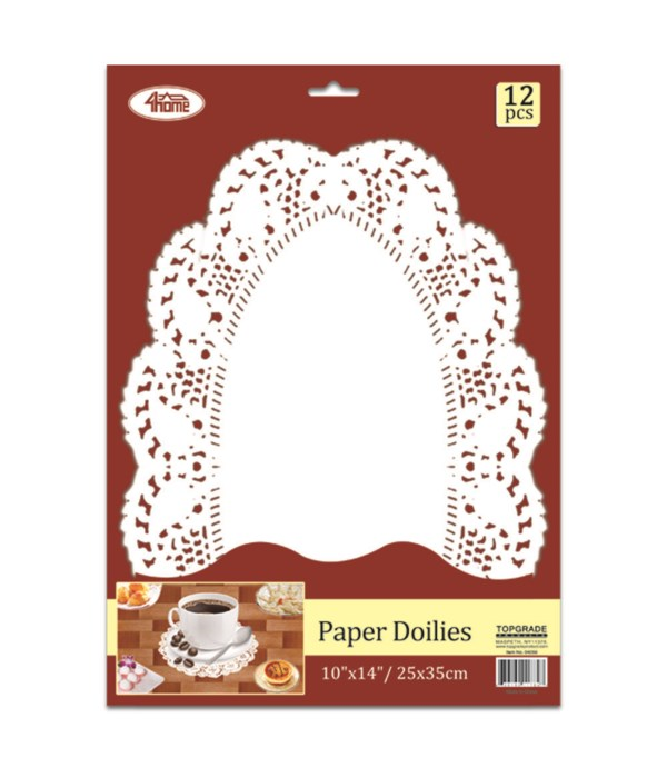 Oval Paper Dollies 12count