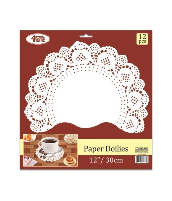 Round Paper Dollies 12"