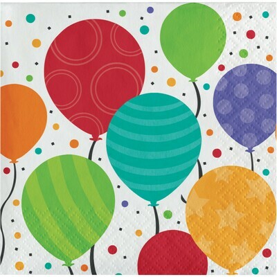 Beverage Paper Napkin: Shimmering Balloons