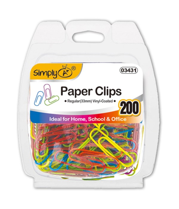 Colored Paper Clips (Regular)