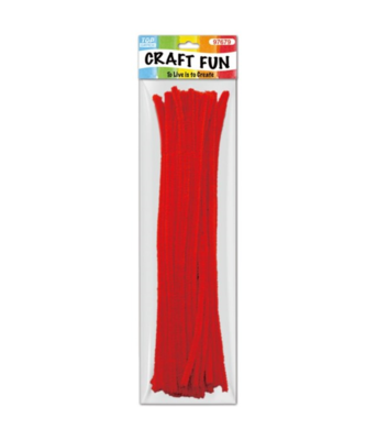 Red Chenille Stem/ Pipe Cleaner