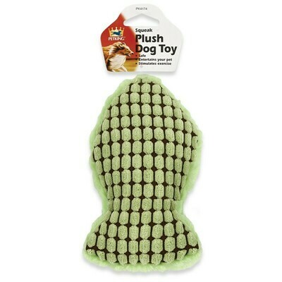 Plush Dog Toy - Green