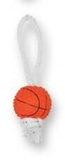 Sport Squeeze Rope Toy - Basketball
