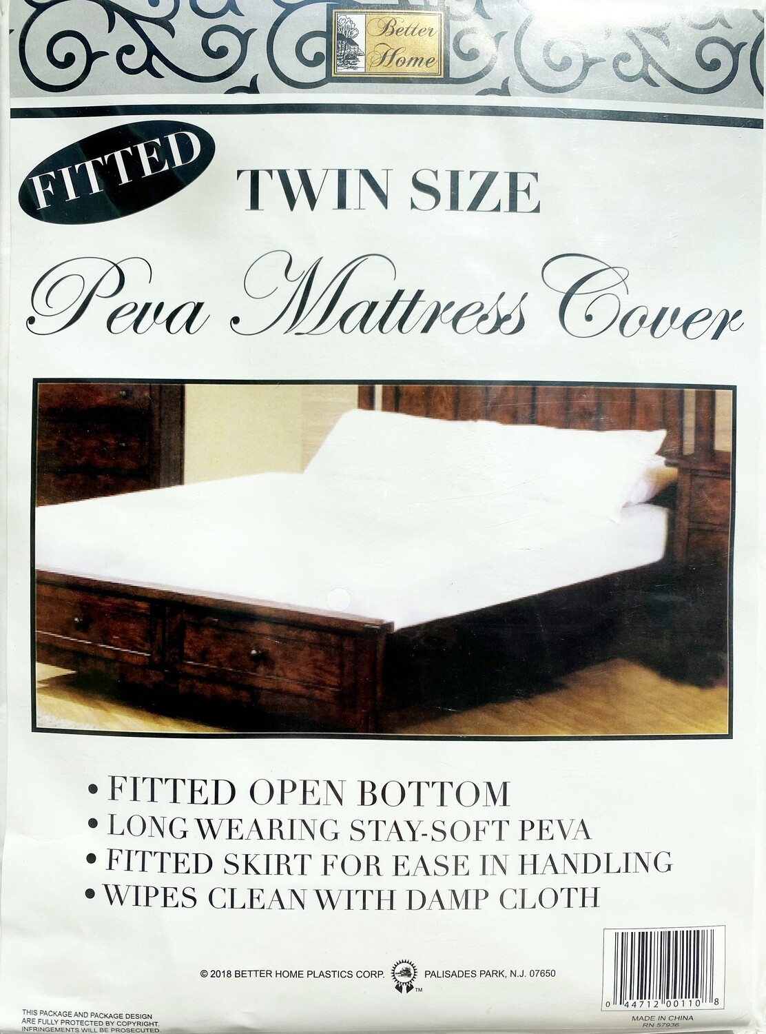 Fitted Mattress Cover (Twin)