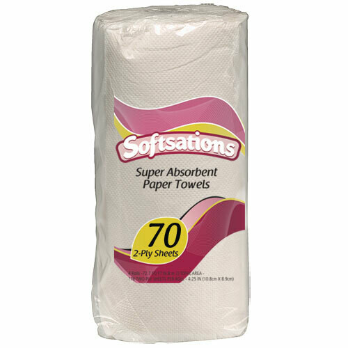 70 Sheets Paper Towels - 2 ply