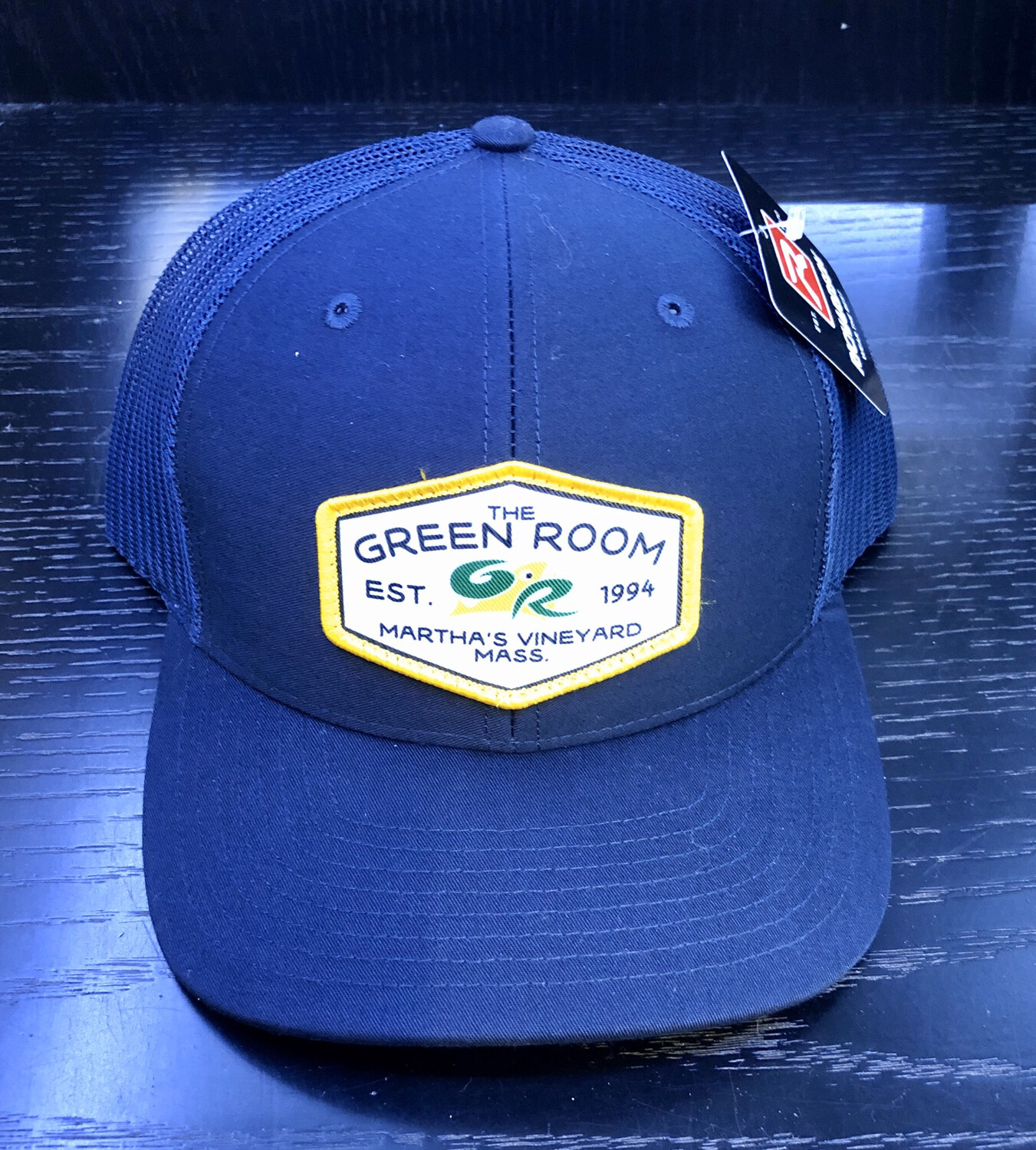 Green Room Logo Trucker Blue