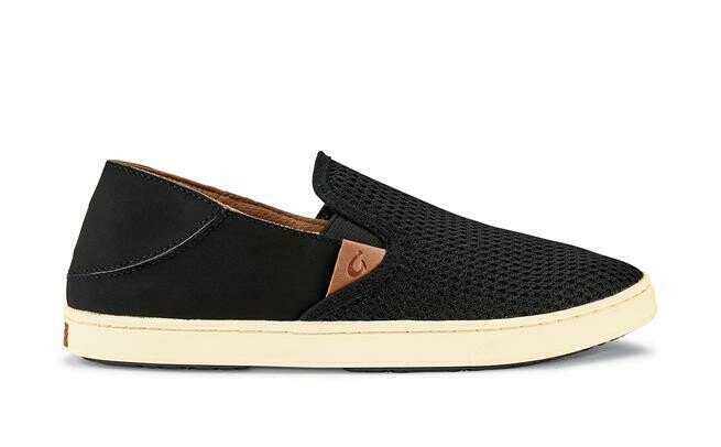 Olukai W&#39;s Pehuea Slip On Sneaker MULTIPLE COLORS AVAILABLE, Size: 6, Color: Black