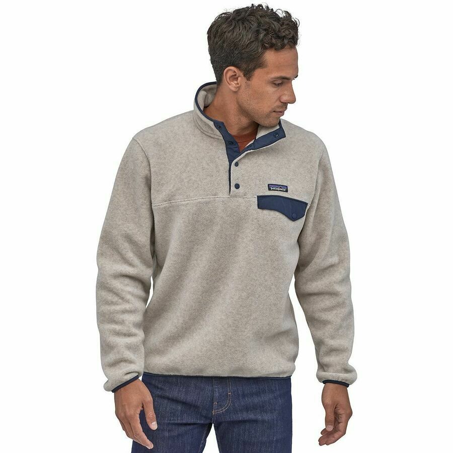 Patagonia Lightweight Synch Snap-T Pullover Oatmeal Heather