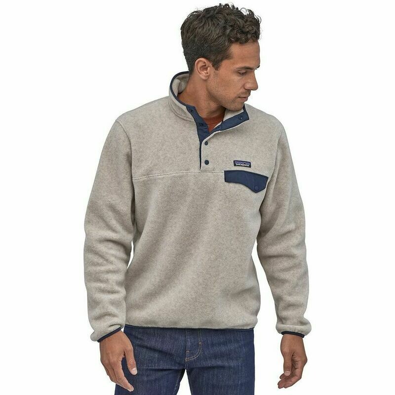 Patagonia Lightweight Synch Snap-T Pullover Oatmeal Heather