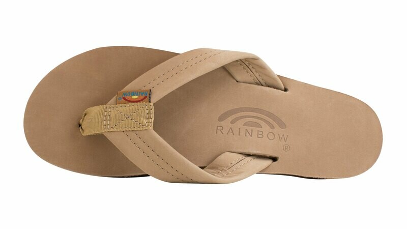 Rainbow W's Single Layer Regular Strap Sandals Sierra Brown