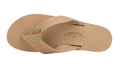 Rainbow M's Double Layer Regular Strap Sandals Sierra Brown