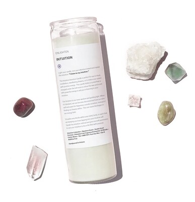 Enlighten Intuition Intention Candle