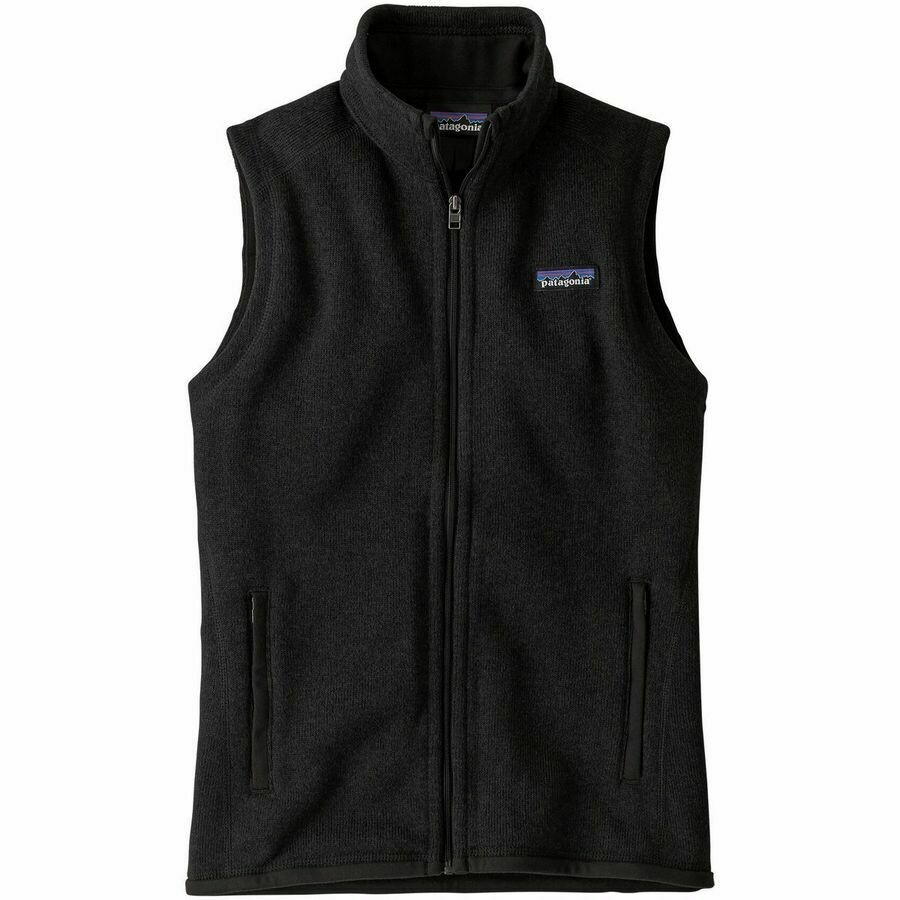 Patagonia W&#39;s Better Sweater Vest MULTIPLE COLORS AVAILABLE, Color: Black, Size: XS