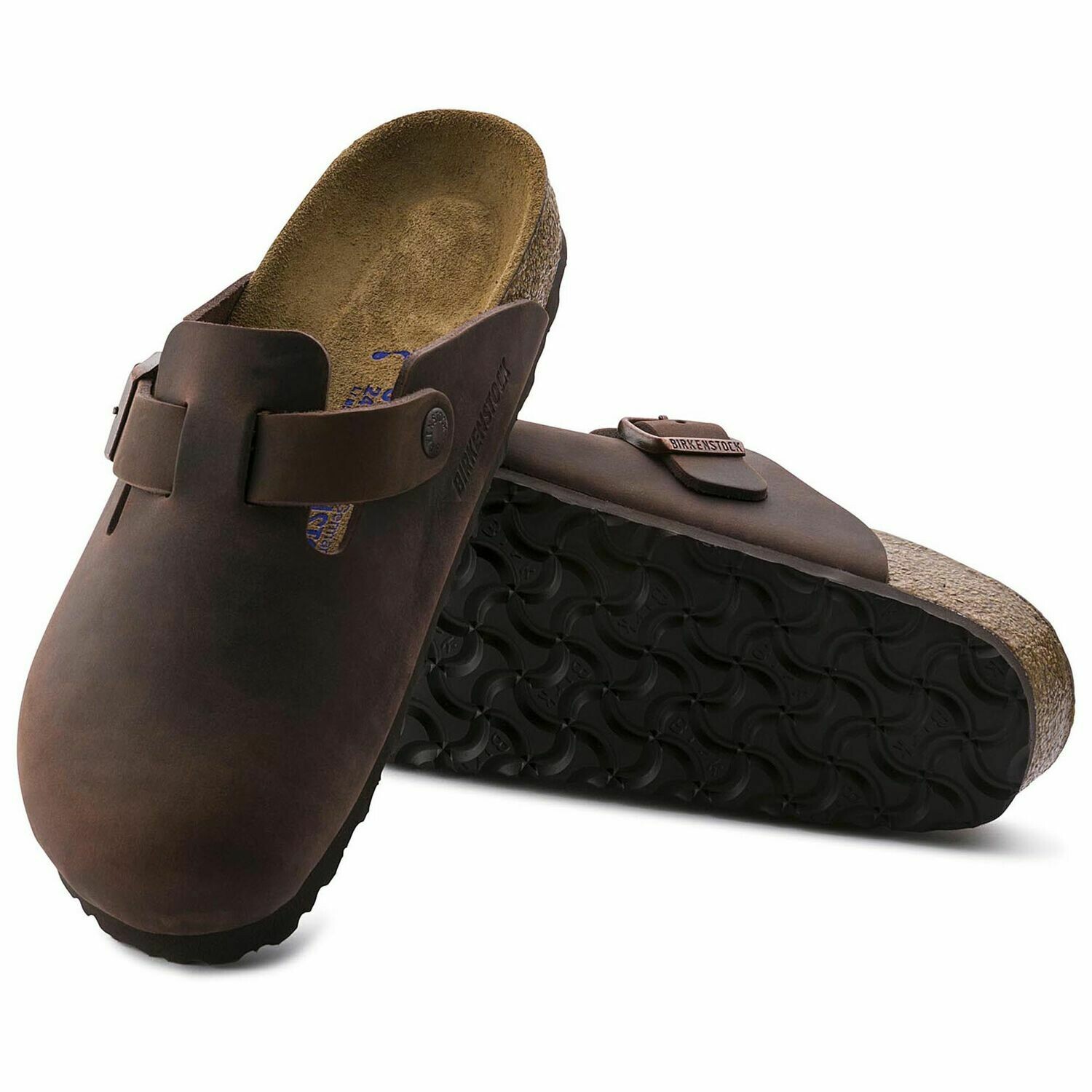 Birkenstock W&#39;s Boston Habana Leather SF Narrow