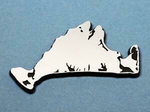 Island Emblems Chrome Martha&#39;s Vineyard Car Emblem