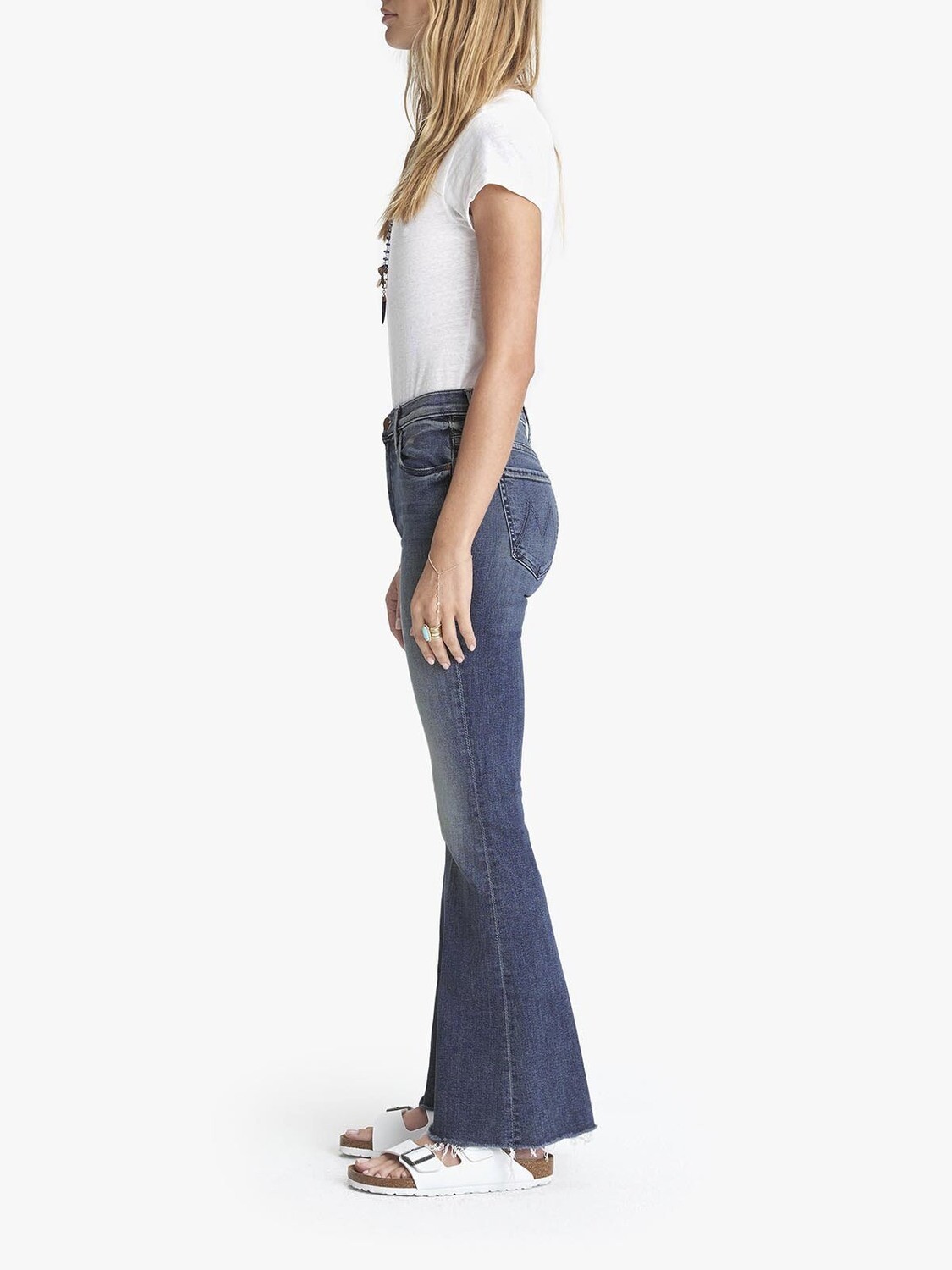 mother denim the weekender fray