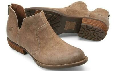 BORN Kerri Ankle Boot Taupe Suede