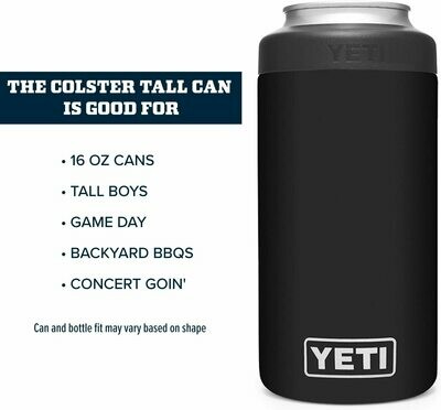 Yeti Colster Tall 16oz Can Coozie MULTIPLE COLORS AVAILABLE